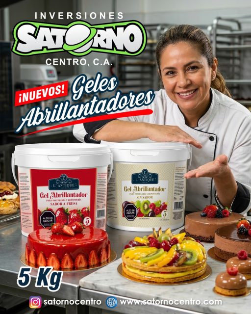 NUEVOS GELES ABRILLANTADORES L´ANTIQUE ❤🍓💯📦
Obtén un brillo intenso aplicando el gel L'ANTIQUE directamente del envase, sin calentar ni diluir.
- Asegúrate de que la superficie a abrillantar esté limpia, fría y lisa.
- Usa una brocha suave de repostería limpia para extender una capa de gel fina y uniforme sobre el producto.
- Deja secar al aire libre a temperatura ambiente; no requiere horno ni secador. Su fórmula garantiza un acabado brillante, transparente y no pegajoso.
RECOMENDACIONES
- Agítese bien antes de usar.
- Mantenga el Gel de Brillo L'ANTIQUE en un lugar seco y fresco, a temperatura recomendada entre 5 ºC - 25 ºC.
- Mantener el envase muy bien cerrado después de su usar el gel.
SOMOS DISTRIBUIDORES!!!
Disponibles en presentación de 5 Kg.
💼 CONTÁCTANOS
WhatsApp✨
📲 0414 442 4471
📩Correo: satornocentro@gmail.com
👇🏽👇🏾Síguenos 👇🏻👇🏿
⬇️ En CARABOBO ⬇️
🔸Instagram @satornocentro ✔️
🔸 Nuestra Etiqueta 👉 #satornocentro
⬇️ En CARACAS ⬇️
🔸Instagram @satornojc ✔️
#satorno
#lantiqueve
#geldebrilloalmayor
#ValenciaVenezuela