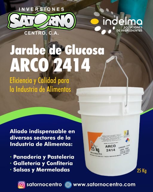 JARABE DE GLUCOSA INDELMA 🍩 AL MAYOR 📦👨‍🍳✨️

El Jarabe de Glucosa de Maíz ARCO 2414 es un ingrediente clave para optimizar la producción de alimentos, mejorar la textura de los productos y prolongar su frescura. A diferencia del azúcar común, este jarabe aporta propiedades técnicas específicas que facilitan los procesos de manufactura y elevan la calidad del producto final.

Aplicaciones Principales 👇

- Panadería y Pastelería: Retiene la humedad, evitando que las masas, tortas y bizcochos se sequen rápidamente.

- Galletería: Controla la textura, aportando el nivel exacto de crocancia o suavidad requerido.

- Confitería: Es fundamental en la elaboración de caramelos, gomas y jarabes, ya que evita la cristalización del azúcar y da brillo.

- Salsas y Mermeladas: Actúa como espesante y estabilizante, mejorando la consistencia y el cuerpo de las preparaciones.

Ventajas Competitivas a Nivel Productivo 👇

Incorporar el Jarabe de Glucosa ARCO 2414 en sus recetas ofrece beneficios directos para su negocio:

- Mayor vida útil en anaquel: Al retener el agua de forma eficiente, retrasa el endurecimiento de los productos horneados y horneables, manteniéndolos frescos por más tiempo.

- Control de la cristalización: Evita que el azúcar granulado se aglomere, garantizando texturas suaves y homogéneas en rellenos, coberturas y dulces.

- Estabilidad en el horneado: Soporta altas temperaturas sin perder sus propiedades, ayudando a obtener un dorado uniforme en panes y galletas.

- Optimización de costos: Mejora el rendimiento de las mezclas y facilita el manejo automatizado o manual de las masas gracias a su fluidez.

SOMOS DISTRIBUIDORES 💯

💼 CONTÁCTANOS

WhatsApp✨
📲 0414 442 4471

📩Correo: satornocentro@gmail.com

👇🏽👇🏾 Síguenos 👇🏻👇🏿

⬇️ En CARABOBO ⬇️
🔸Instagram @satornocentro ✔️
🔸 Nuestra Etiqueta 👉 #satornocentro

#satorno
#JarabeDeGlucosa
#JarabedeGlucosaalMayor
#ValenciaVenezuela