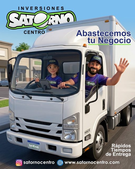 SATORNO CENTRO LLEGA A LA PUERTA DE TU NEGOCIO 🤷‍♂️ 

Para brindarle Apoyo a tu Negocio y con la Meta de mantenerlo Abastecido de manera continua, contamos con Despachos Directos, hasta la puerta de los Negocios, de todos Nuestros Clientes Afiliados 🚚

Cotamos con Nuestra Propia flota de camiones para despachar los pedidos directamente hasta el establecimiento del Cliente 📦📦

Afilia tu EMPRESA con Nosotros!
Somos tu Mejor Aliado

💼 CONTÁCTANOS

WhatsApp✨
📲 0414 442 4471 ✅

📩Correo: satornocentro@gmail.com

👇🏽👇🏾 Síguenos 👇🏻👇🏿

⬇️ En CARABOBO ⬇️
🔸Instagram @satornocentro ✔️
🔸 Nuestra Etiqueta 👉 #satornocentro

¡Somos tu Mejor Aliado!

#satorno
#InsumosParaPastelerias
#DescartablesParaRestaurantes
#MateriaPrimaParaReposterias