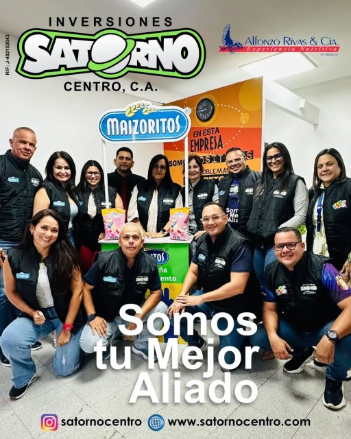 SOMOS TU MEJOR ALIADO, SATORNO CENTRO 💯📦
En compañía de nuestros aliados estratégicos, trabajamos diariamente para surtir y abastecer tu negocio con los mejores productos de los portafolios profesionales de ALFONZO RIVAS 👇
- MAIZORITOS
- FLIPS
- MCCORMICK
- MCCORMICK INFUSIONES
- TÉLISTO
- OVOMALTINA
- CARBONELL
Entre muchos otros...
¡Haz tu pedido ahora! 📦
SOMOS DISTRIBUIDORES 🙂👍
INVERSIONES SATORNO CENTRO, C.A.
RIF: J-402152043
💼 CONTÁCTANOS
WhatsApp✨
📲 0414 442 4471
📩Correo: satornocentro@gmail.com
👇🏽👇🏾 Síguenos 👇🏻👇🏿
⬇️ En CARABOBO ⬇️
🔸Instagram @satornocentro ✔️
🔸 Nuestra Etiqueta 👉 #satornocentro
⬇️ En CARACAS ⬇️
🔸Instagram @satornojc ✔️
#satorno
#Maizoritosalmayor
#Ovomaltinaalmayor
#ValenciaVenezuela