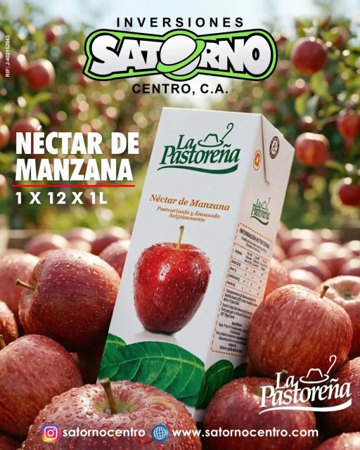 JUGO DE MANZANA LA PASTOREÑA AL MAYOR 🍎💯📦
Ponemos a disposición de tu negocio el delicioso Néctar de Manzana, además de la línea completa de JUGOS DE FRUTA de la marca LA PASTOREÑA 👇🏻
Sabores 🍊🍐🍑🍎
Néctar de Manzana ✔️
Naranjada ✔️
Néctar de Pera ✔️
Néctar de Durazno ✔️
Todos los productos están DISPONIBLES en presentación de 12 unidades x 1 litro 💯
📦📦🚚✨
¡Haz tu pedido ahora! 📦👇
SOMOS DISTRIBUIDORES 🙂👍
INVERSIONES SATORNO CENTRO, C.A.
RIF: J-402152043
💼 CONTÁCTANOS
WhatsApp✨
📲 0414 442 4471
📩Correo: satornocentro@gmail.com
👇🏽👇🏾 Síguenos 👇🏻👇🏿
⬇️ En CARABOBO ⬇️
🔸Instagram @satornocentro ✔️
🔸 Nuestra Etiqueta 👉 #satornocentro
⬇️ En CARACAS ⬇️
🔸Instagram @satornojc ✔️
#satorno
#JugodeManzana
#JugodeManzanaalmayor
#ValenciaVenezuela