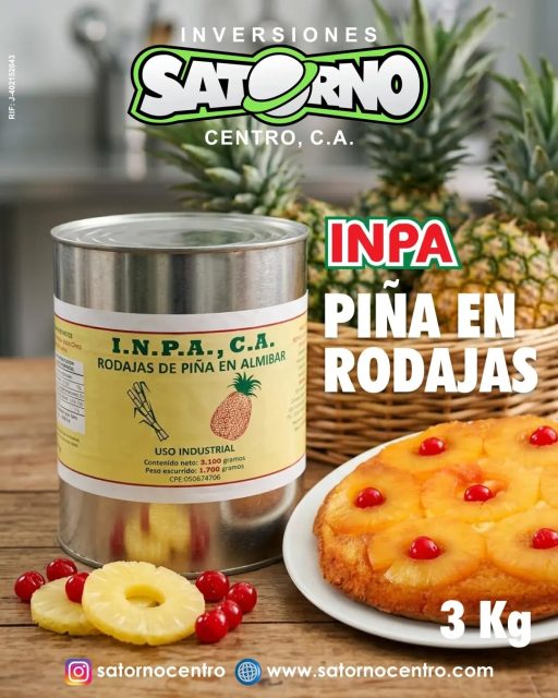 RODAJAS DE PIÑA INPA 🍍🥰 AL MAYOR 💯
Las ventajas de utilizar RODAJAS DE PIÑA a nivel profesional en restaurantes y servicios de comida son las siguientes 👇
En primer lugar, las rodajas de piña enlatadas ofrecen conveniencia y ahorro de tiempo, ya que vienen listas para usar y no requieren pelado, cortado o preparación adicional. Esto permite a los profesionales de la cocina optimizar su tiempo y dedicarlo a otras tareas importantes.
Las RODAJAS DE PIÑA enlatadas son consistentes en cuanto a calidad y sabor. Cada rodaja de piña enlatada tiene el mismo nivel de dulzura y frescura, lo que garantiza un resultado final consistente en los platos. Esto es especialmente importante en restaurantes y servicios de comida donde la consistencia en la calidad es fundamental para mantener a los clientes satisfechos.
Otra ventaja importante de las RODAJAS DE PIÑA enlatadas es su larga vida útil. Al estar enlatadas, las rodajas de piña pueden conservarse por mucho tiempo sin perder sus propiedades nutricionales ni su sabor. Esto ayuda a reducir el desperdicio de alimentos y permite a los profesionales de la cocina tener siempre a mano un ingrediente fresco y sabroso.
¡Haz tu pedido ahora!
SOMOS DISTRIBUIDORES 🙂👍
INVERSIONES SATORNO CENTRO, C.A.
RIF: J-402152043
💼 CONTÁCTANOS
WhatsApp✨
📲 0414 442 4471
📩Correo: satornocentro@gmail.com
👇🏽👇🏾 Síguenos 👇🏻👇🏿
⬇️ En CARABOBO ⬇️
🔸Instagram @satornocentro ✔️
🔸 Nuestra Etiqueta 👉 #satornocentro
⬇️ En CARACAS ⬇️
🔸Instagram @satornojc ✔️
#satorno
#RodajasdePiña
#RodajasdePiñaalmayor
#ValenciaVenezuela